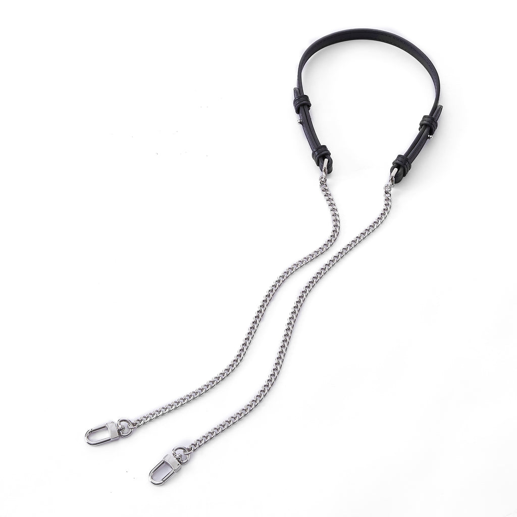 Adjustable Leather Chain Strap | Leather Chain Strap | Totery