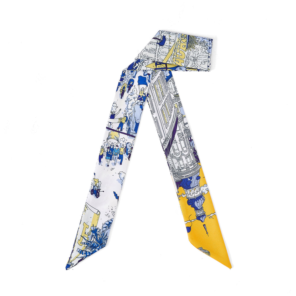 Momentum Twilly Scarf | Printed Scarf | Totery