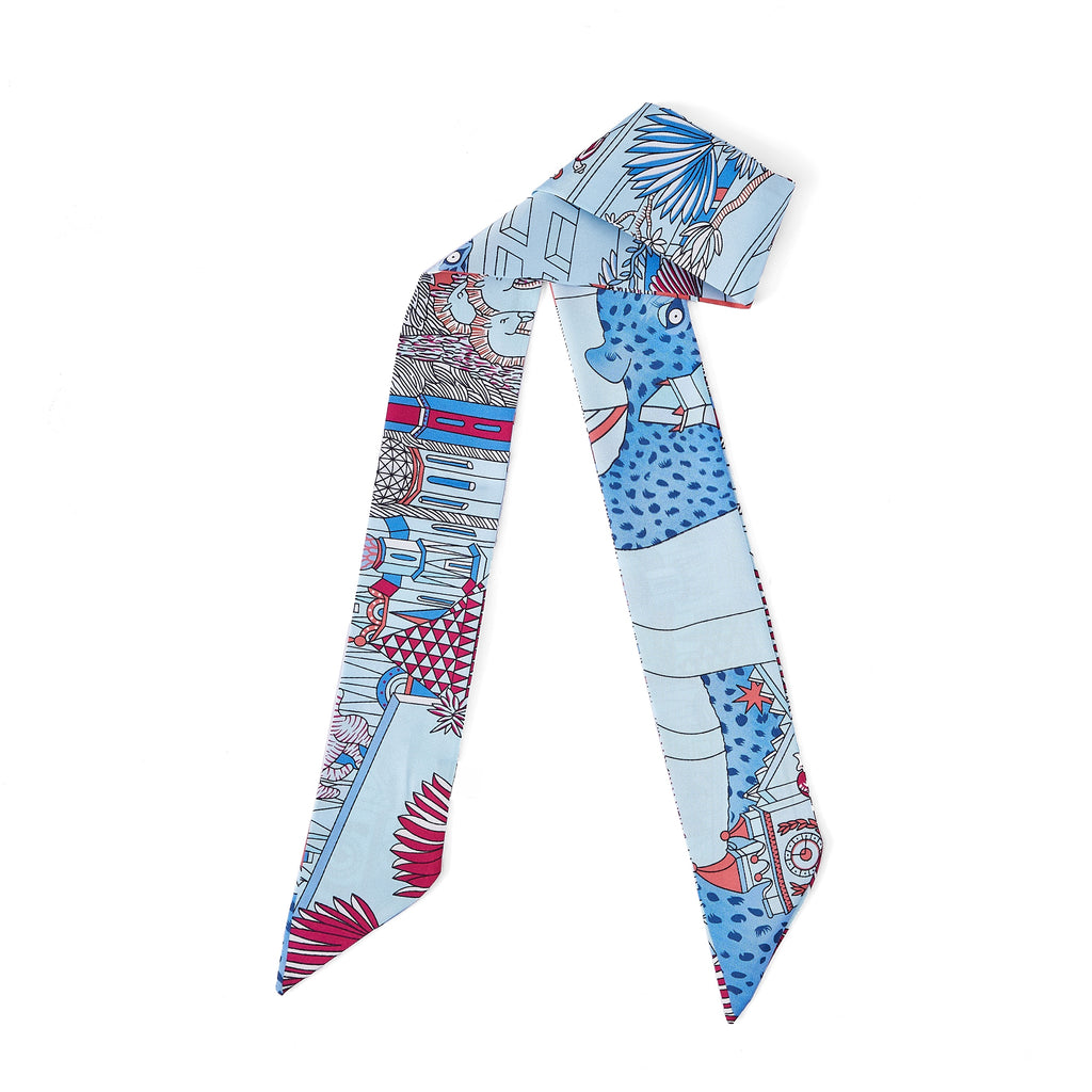 Nocturnal Twilly Scarf | Silk Scarf | Totery