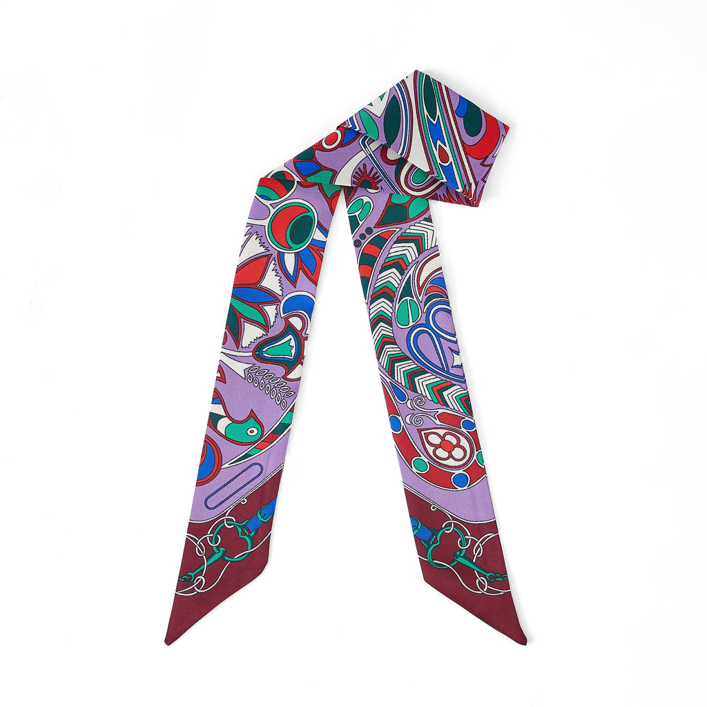 Peacock Twilly Scarf | Peacock Print Scarf | Totery