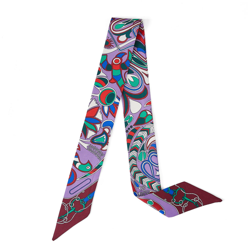 Peacock Twilly Scarf, Peacock Print Scarf, Totery